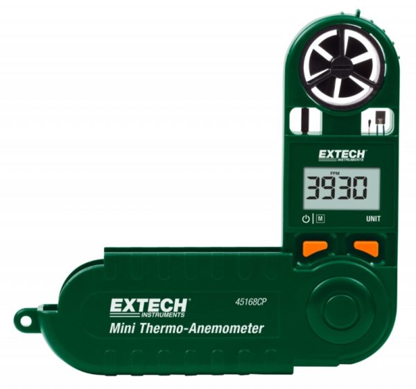 Mini termoanemometr z wbudowanym kompasem - Extech 45168CP