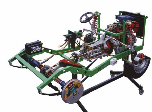 VB 6140 FIAT TURBO DIESEL NAPĘD NA TYŁ (na stabilnym stojaku na kółkach) - elektryczny