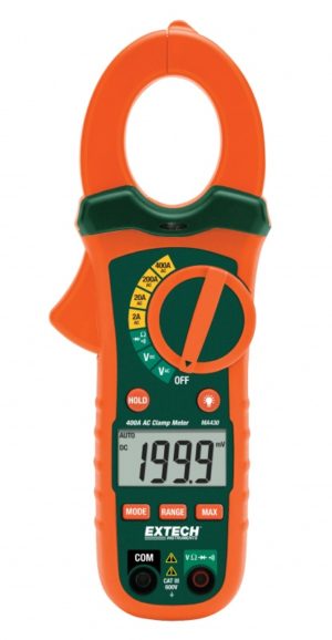 Miernik cęgowy 400A AC z bezkontaktowym detektorem napięcia - Extech MA430