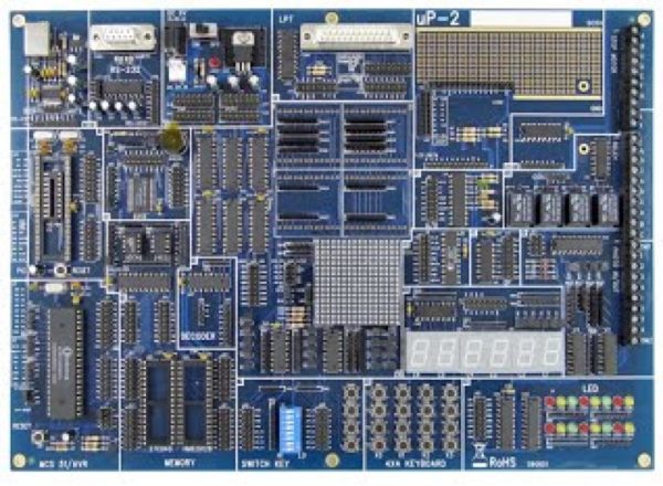 Płytka ćwiczeniowa uP-2 MCS-51 / AVR / PIC MCU