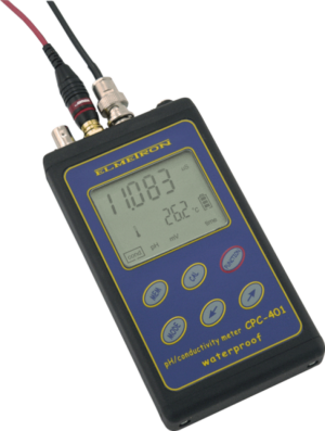 Wodoszczelny pH/konduktometr/solomierz CPC-401