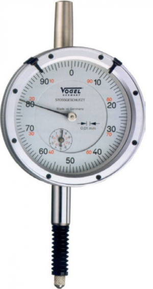 24 0152 IP67 Czujnik zegarowy DIN 878 0-3 mm 0,01 mm, VOGEL 