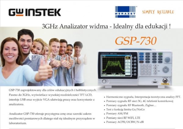 Analizator widma GSP-730 3GHz
