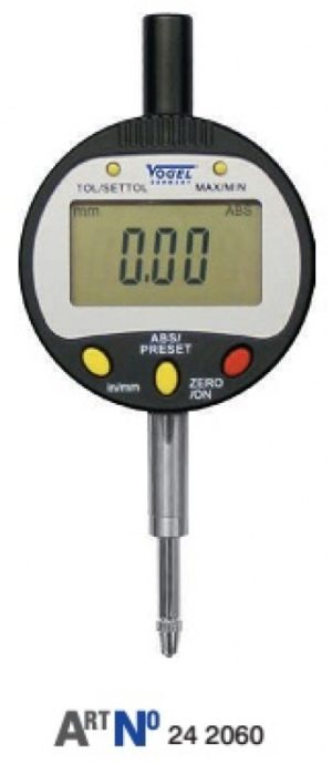 24 2060 Czujnik elektroniczny z wyjściem danych USB 0-12,7 mm / 0,01 mm, VOGEL