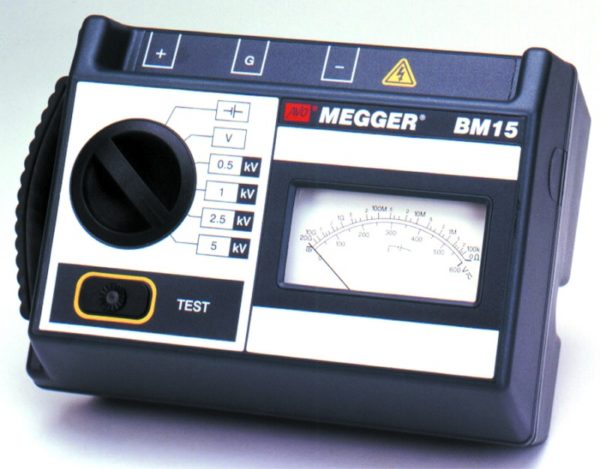 Analogowy Tester Izolacji 5 kV Megger BM15 / MJ15 - Image 2