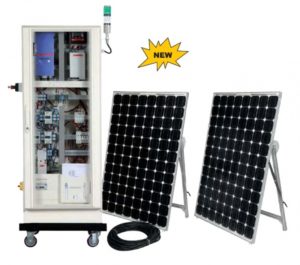 Zestaw ćwiczeniowy SOL-1 Panel słoneczny z jednostką sterująca (podłączenie do sieci zewn/instalacja odizolowana)