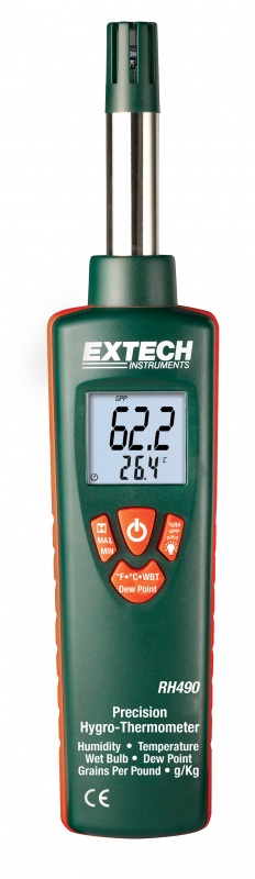 Precyzyjny termohigrometr - Extech RH490