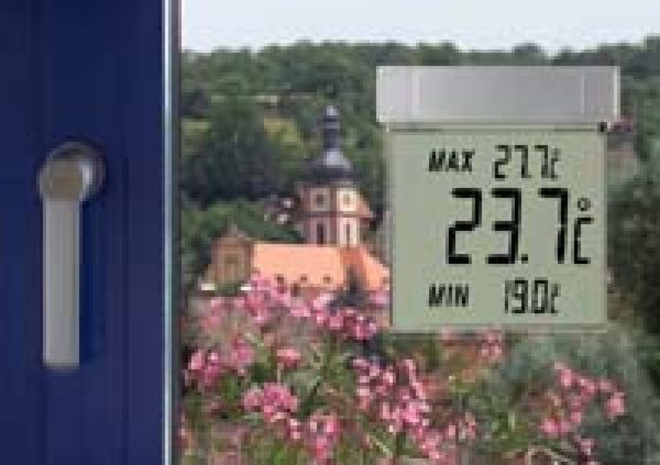 Termometr cyfrowy zewnętrzny /zaokienny/ temp -25 - +70 st C / nr kat 30.1025 - obrazek 2