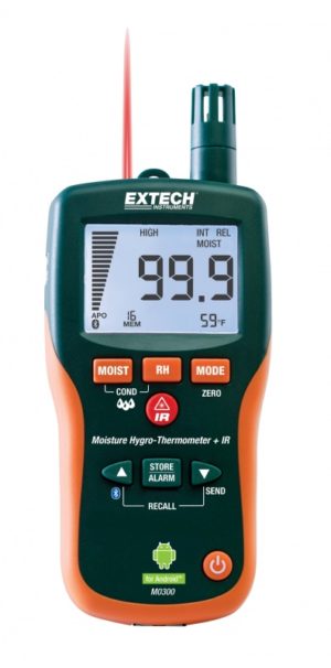 Bezstykowy wilgotnościomierz z Bluetooth? - Extech MO300