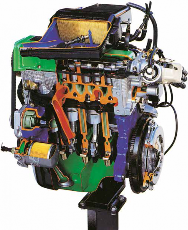 VB 5210 C FIAT SILNIK BENZYNOWY Z ZASILANIEM GAŹNIKA (na stojaku na kółkach) elektryczny