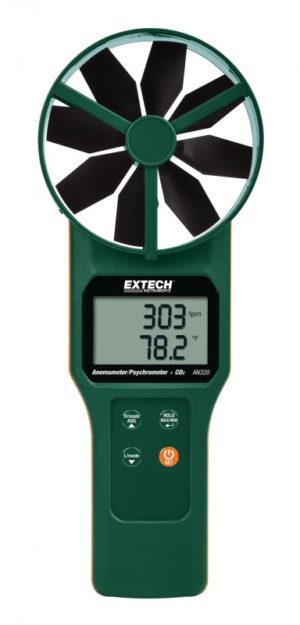 Anemometr/psychrometr CFM/CMM + CO2 - Extech AN320